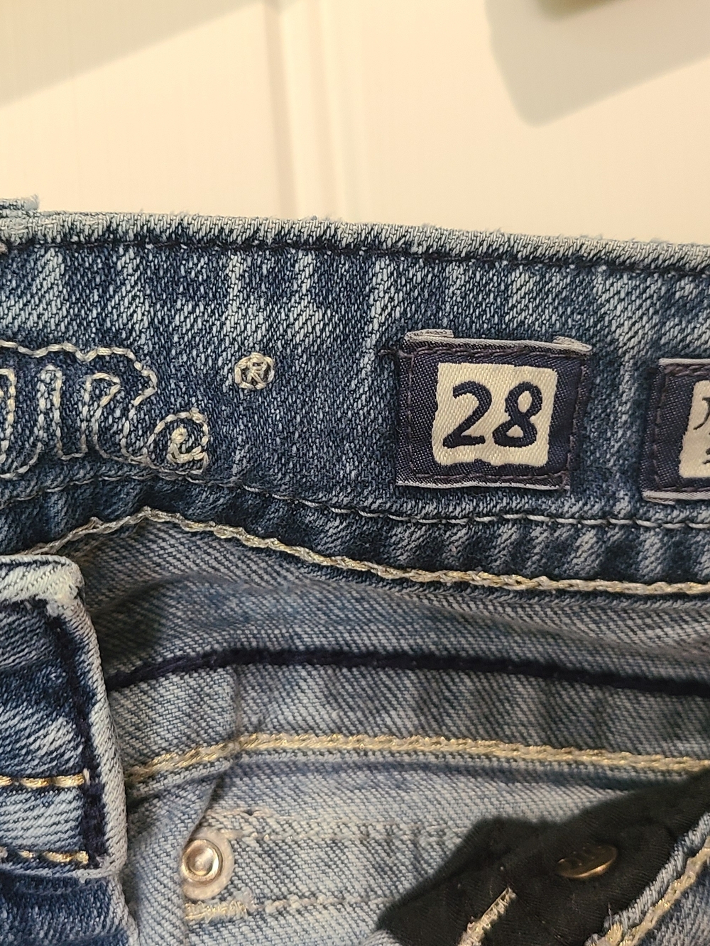 Miss Me Light Blue Denim Jeans - Picture 6 of 6